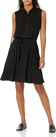 Amazon Essentials Sleeveless Woven Shift Dress