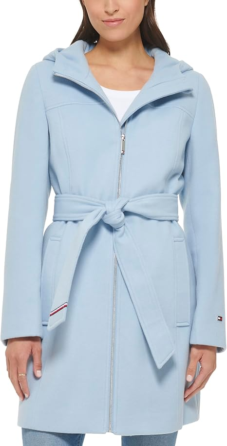 Tommy Hilfiger Women's Classic Wool-Blend Coat