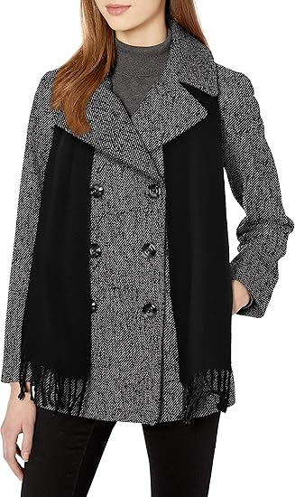 London Fog Women's Double-Breasted Trench