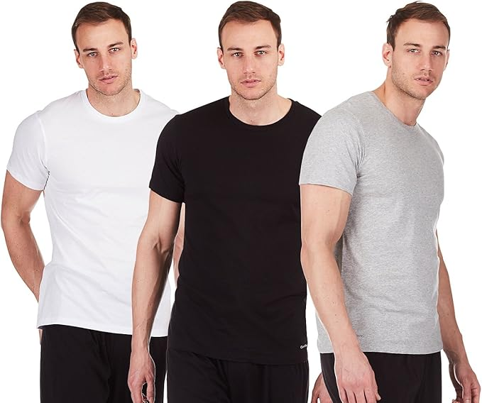 Calvin Klein Cotton Classics Crewneck Undershirt (3‑Pack)