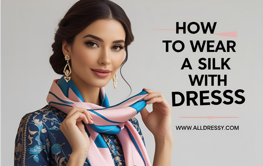 How to Wear a Silk Scarf With a Dress