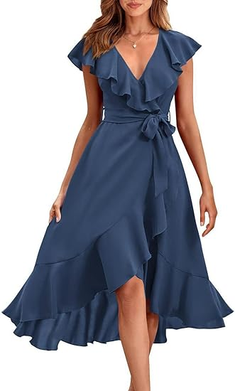 PrettYGARDEN Faux Wrap Dress