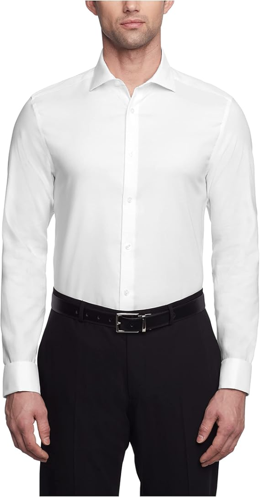 Calvin Klein Non‑Iron Stretch Slim‑Fit Dress Shirt