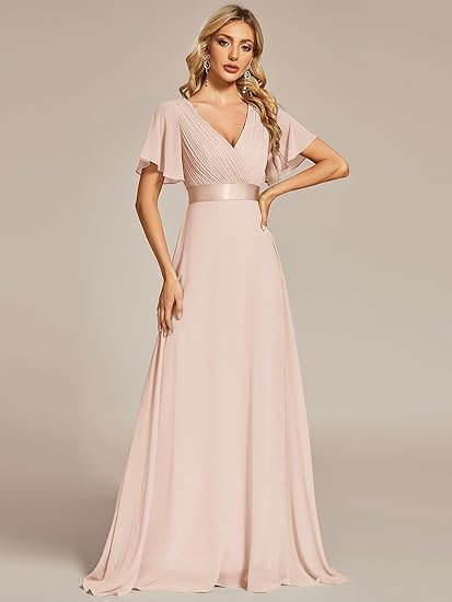 Ever-Pretty Women’s Elegant V-Neck Long Evening Dress