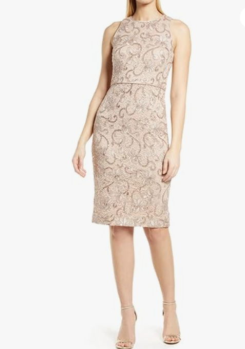 Vince Camuto Women’s Sequin Cocktail Dress