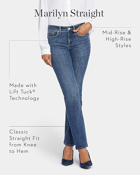 NYDJ Women’s Marilyn Straight Leg Pants
