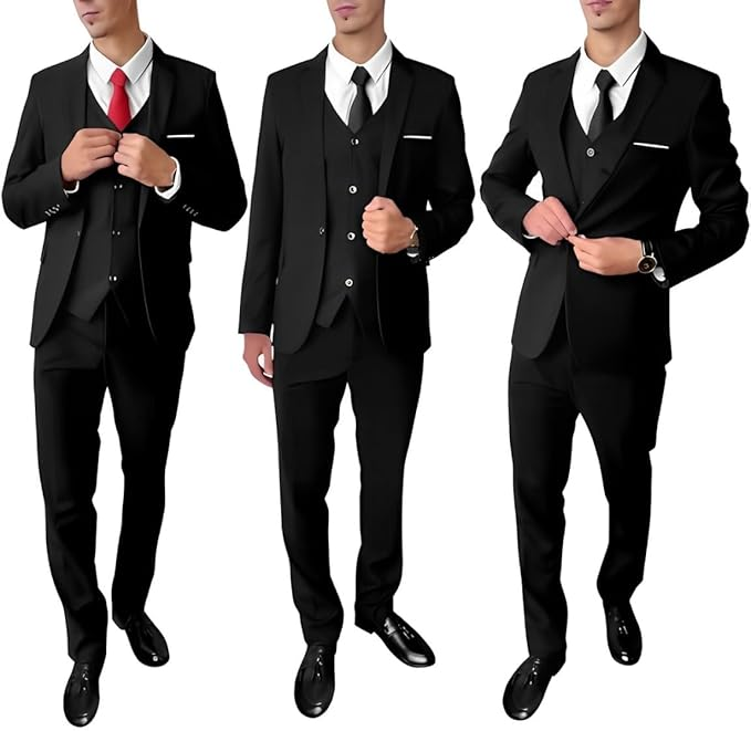 King Formal Wear Classic Black Tuxedo