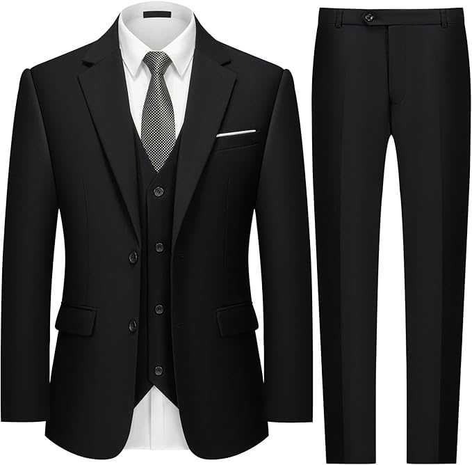 MAGE MALE Slim‑Fit Tuxedo Blazer (with Bow Tie)
