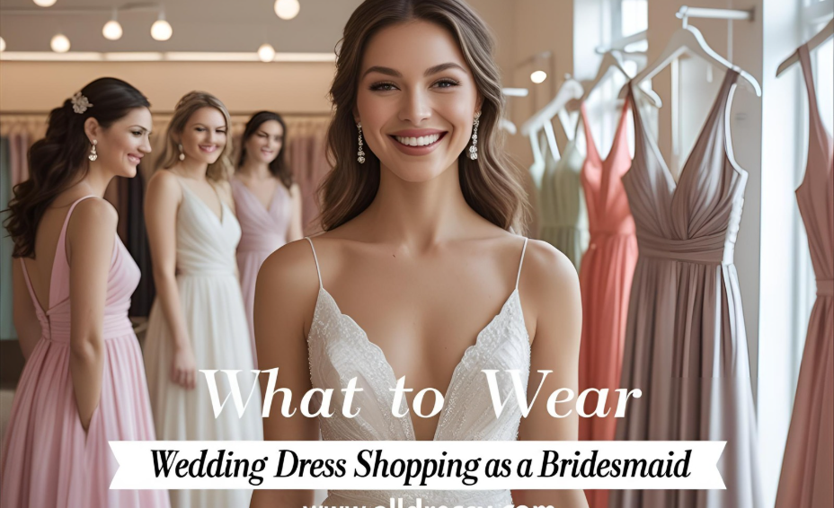 What to Wear Wedding Dress Shopping as a Bridesmaid