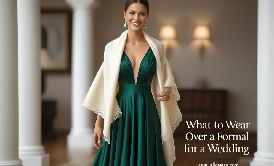 What to Wear Over a Formal Dress for a Wedding
