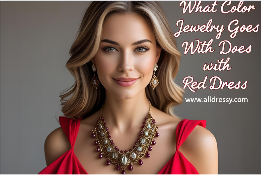 What Color Jewelry Goes With Red Dress