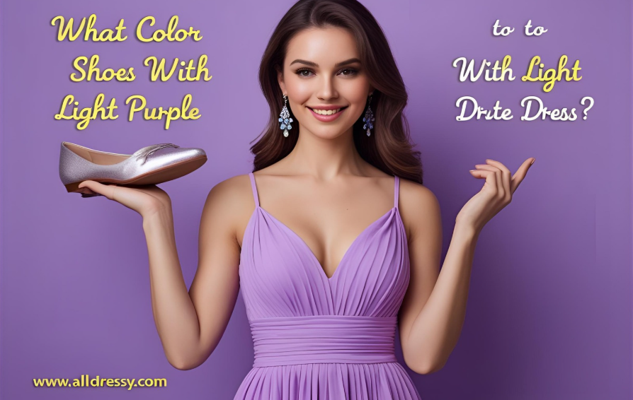 What Color Shoes to Wear with Light Purple Dress