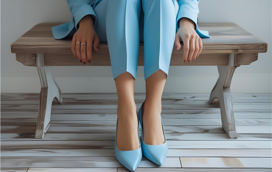 What Color Shoes to Wear with Light Blue Suit