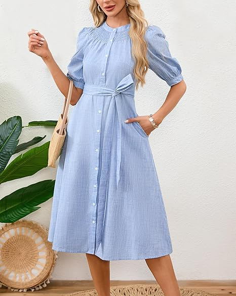 Linen or Linen-Blend Dresses