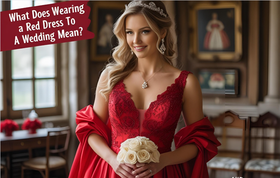 What Does Wearing a Red Dress to a Wedding Mean