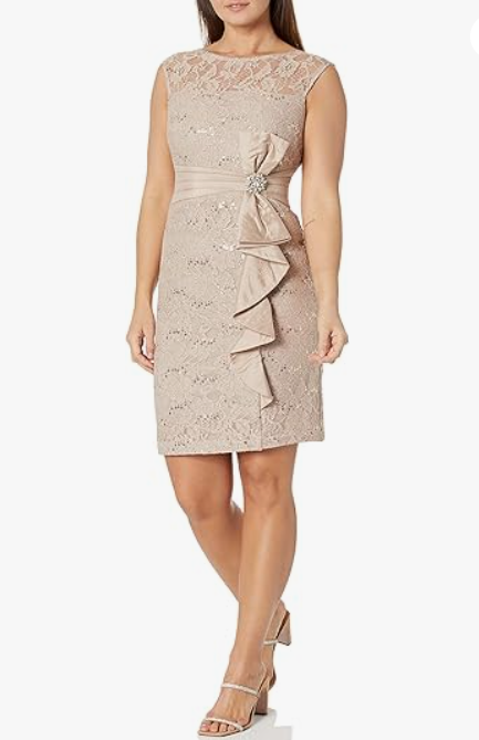 Jessica Howard Women’s Crepe Sheath Dress