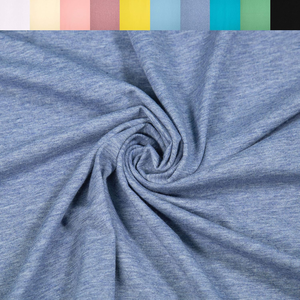 Stretch Cotton Jersey Knit — 60″, Multi-Color Striped Pack