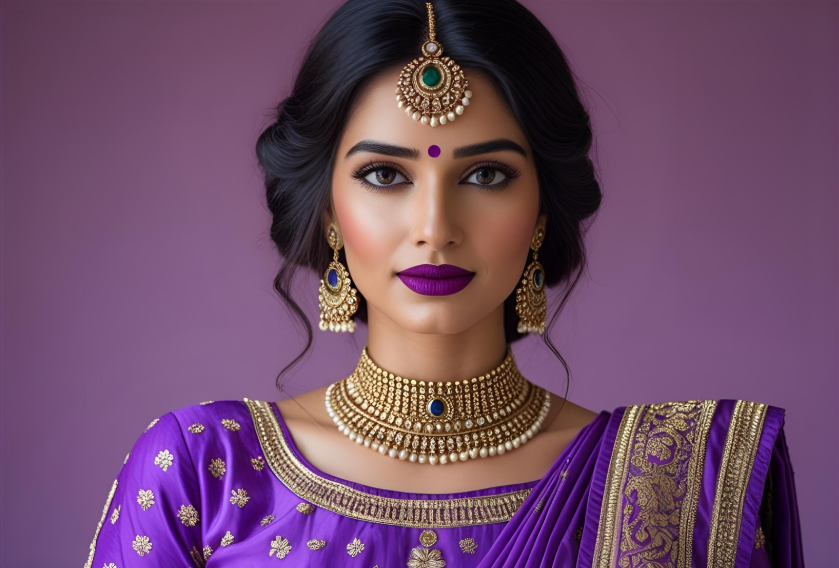 What Color Lipstick with Purple Dress