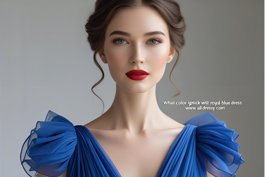 What Color Lipstick with Royal Blue Dress
