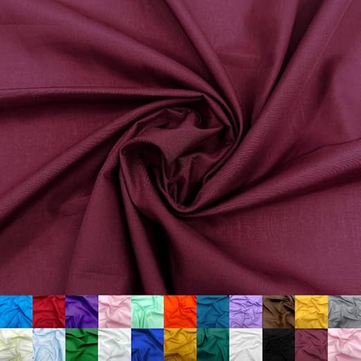 Crisp Cotton Poplin — 58″ Wide, Solid Colors Pack (3 Yards)