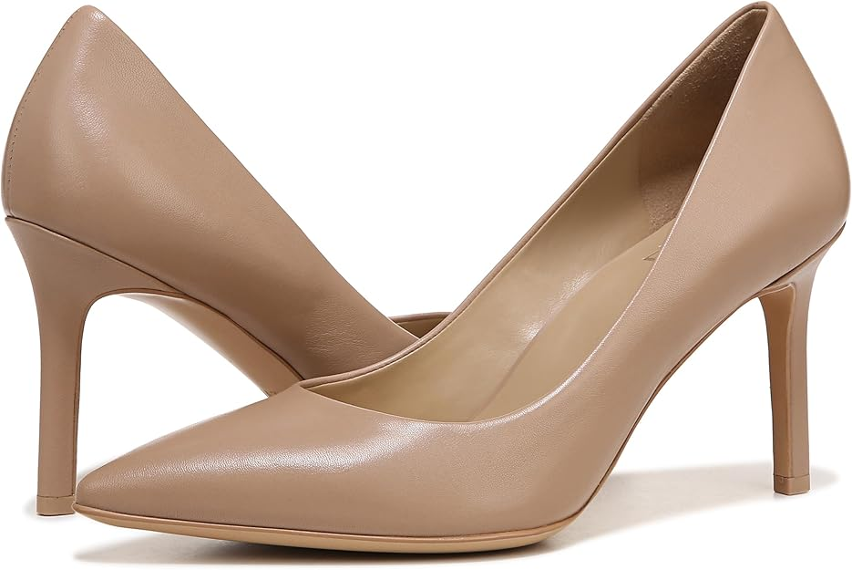 Naturalizer Women's Michelle Dress Pump (Nude Patent Leather)