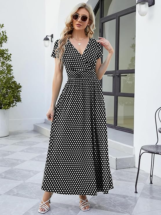 ChooTeeYeen Women’s Empire Waist Maxi 