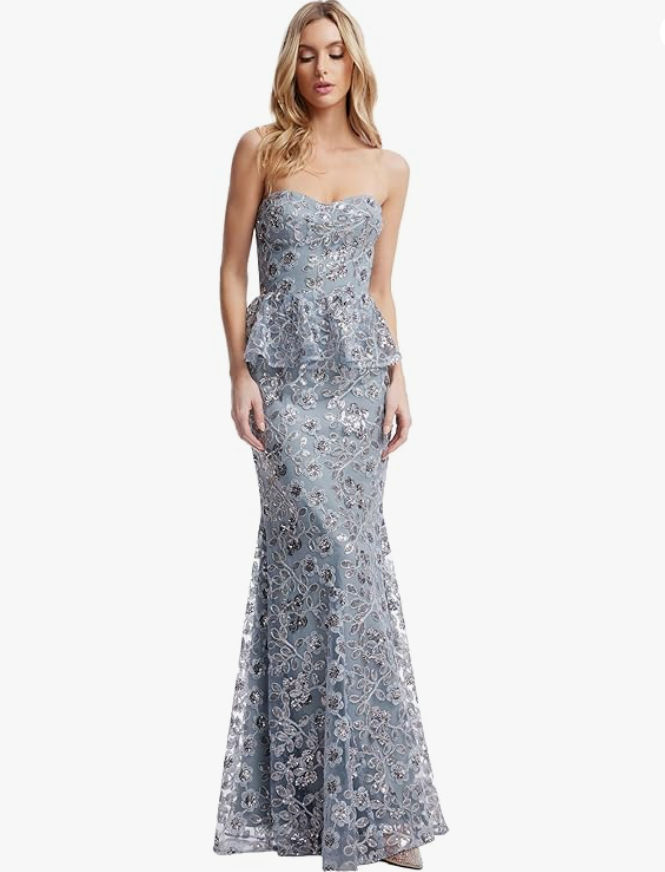 Dress the Population Women’s Strapless Sweetheart Gown