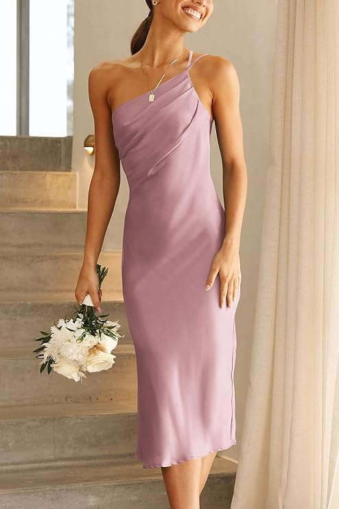 Floerns Women’s Satin Slip Cocktail Dress