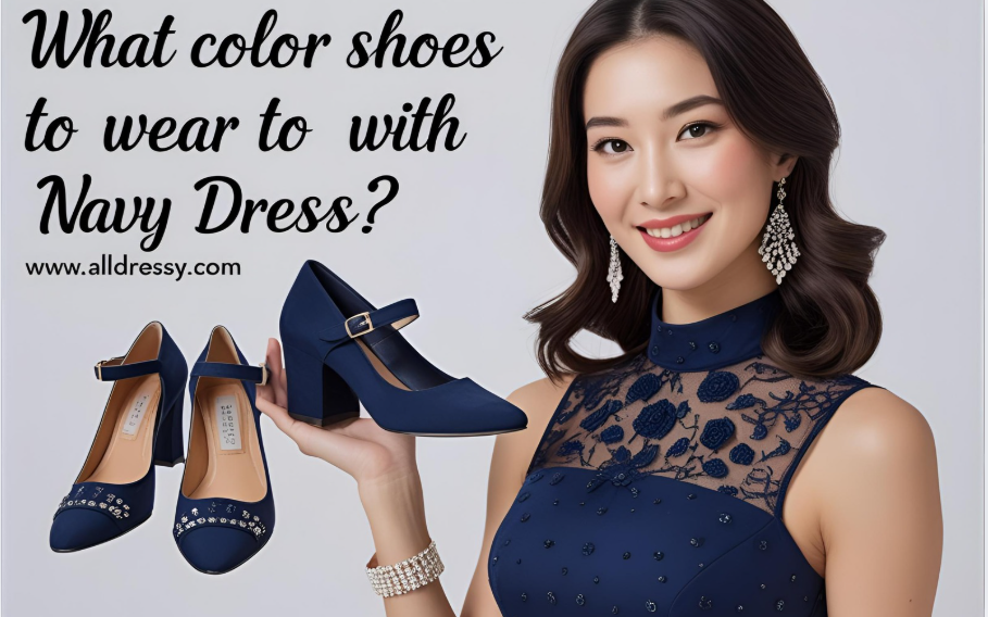 What Color Shoes to Wear with Navy Dress