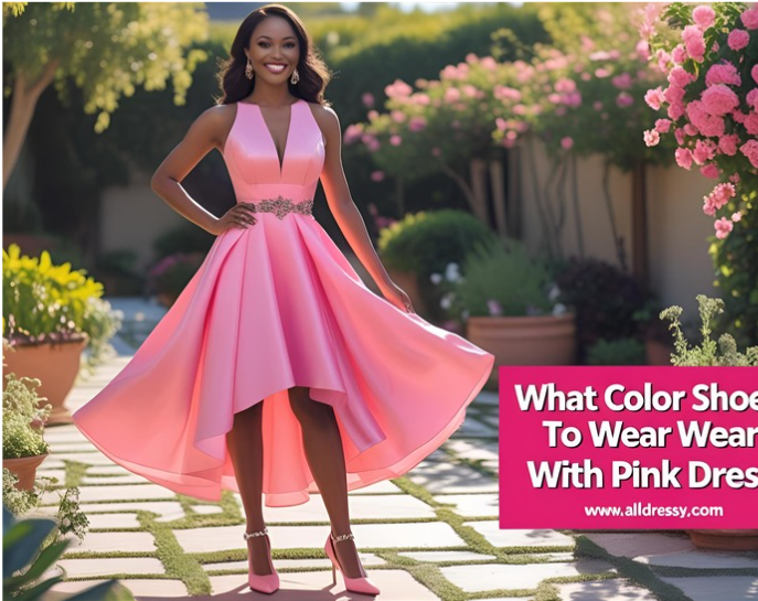 What Color Shoes to Wear with Pink Dress