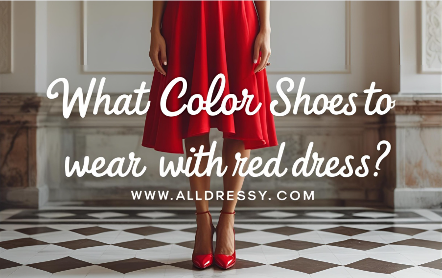 What Color Shoes to Wear with Red Dress