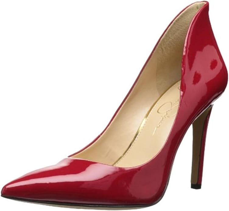 Jessica Simpson Women's Claudette Dress Pump (Red Suede)