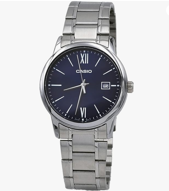 Casio Men’s MTP-V002D-7B3 Stainless Steel Dress Watch