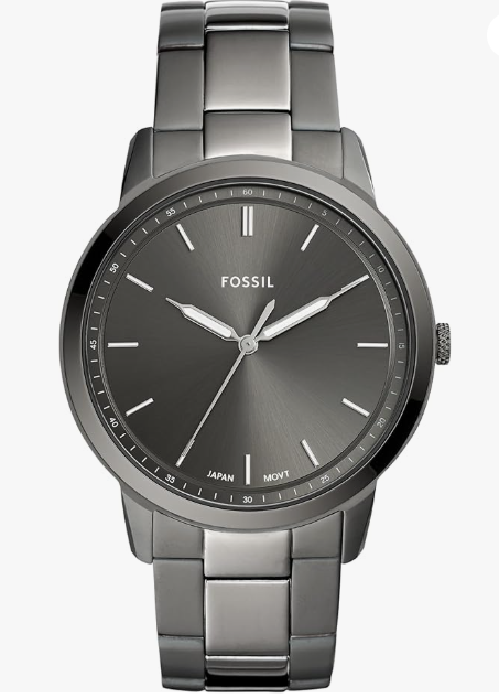 Fossil Men’s Minimalist Stainless Steel Quartz Watch (Model FS5305)