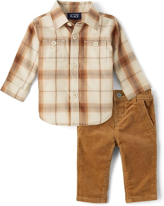 Children’s Place Boys’ Polo Shirt & Chino Pants Set