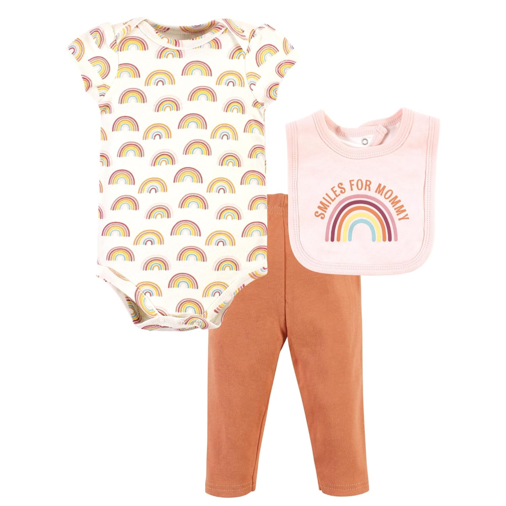 Hudson Baby Unisex Cotton Bodysuit & Pants Set