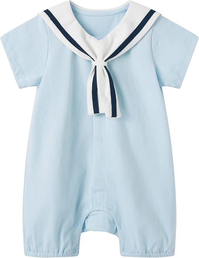 Baby Boy Sailor Outfit - Nautical Theme