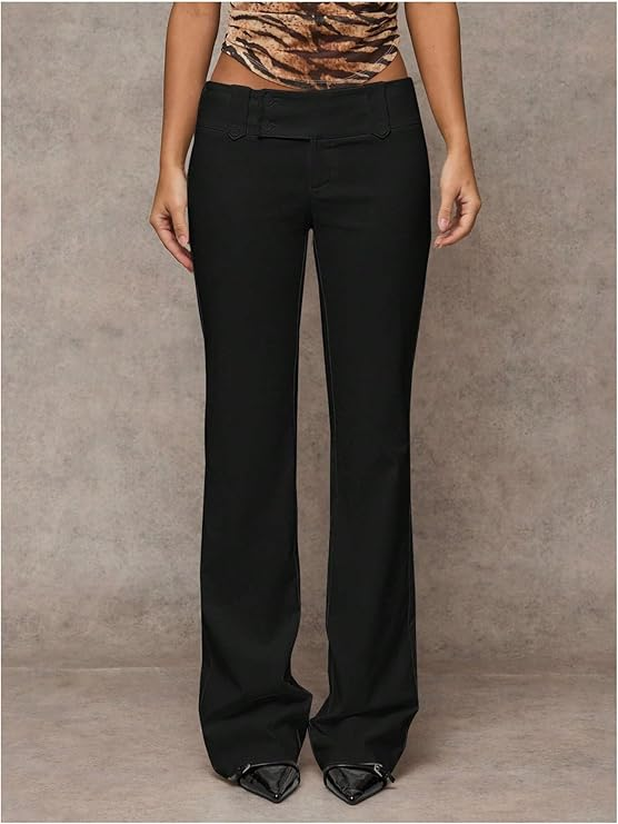 Milumia Women’s High Waist Wide Leg Dress Pants