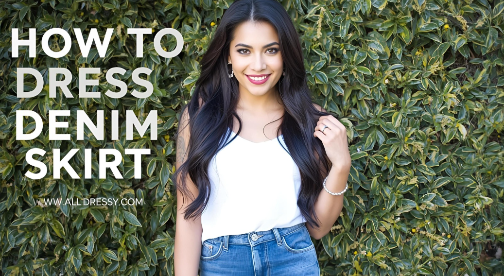 How to Dress Denim Skirt