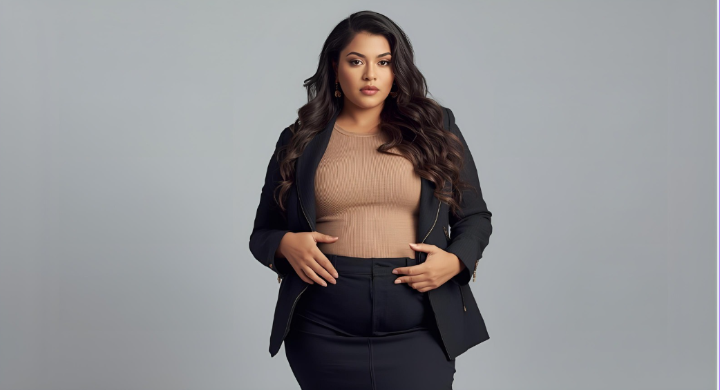 How to Dress an Hourglass Figure with a Big Tummy?