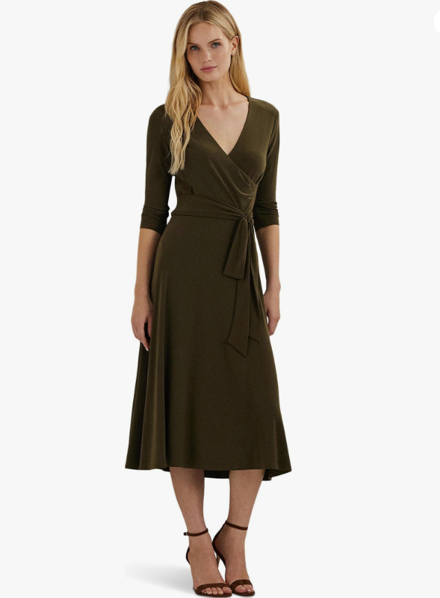 Ralph Lauren Women’s Jersey Surplice Dress