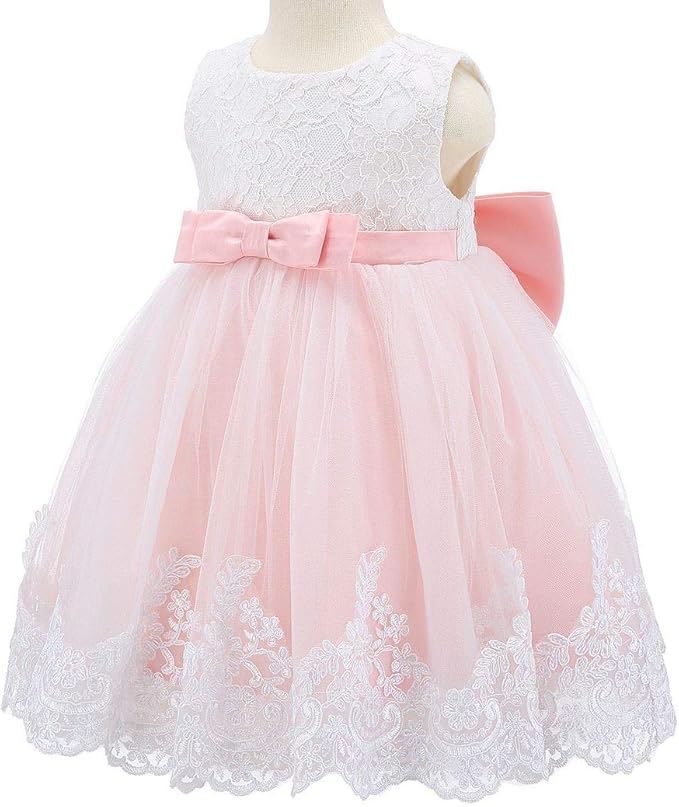 Rare Editions Baby Girls’ Dress with Bow