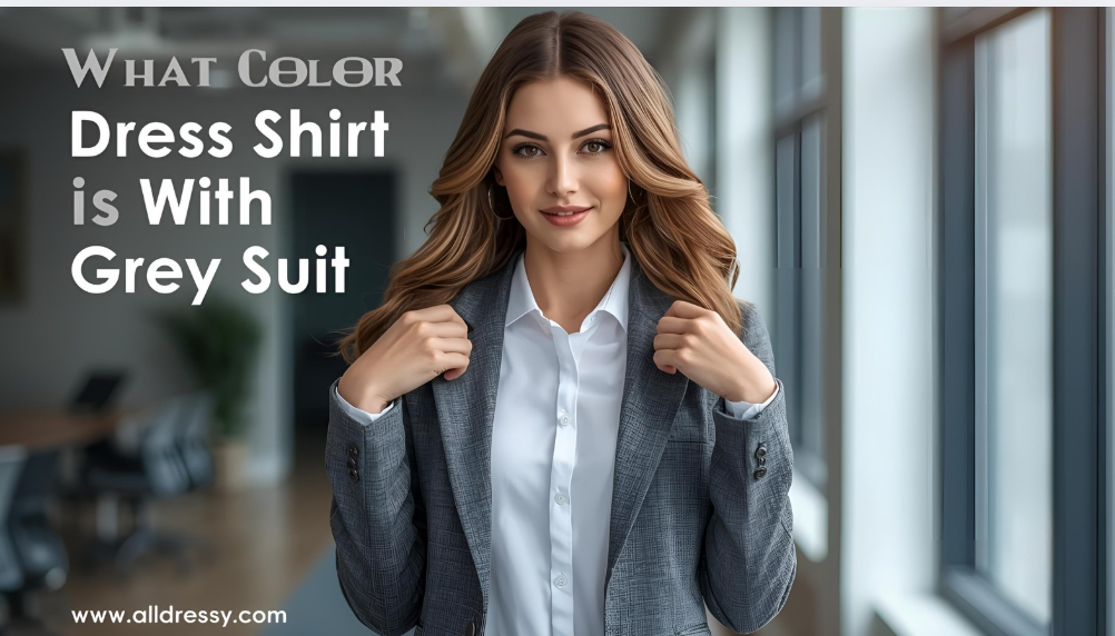 What Color Dress Shirt Goes With Grey Suit