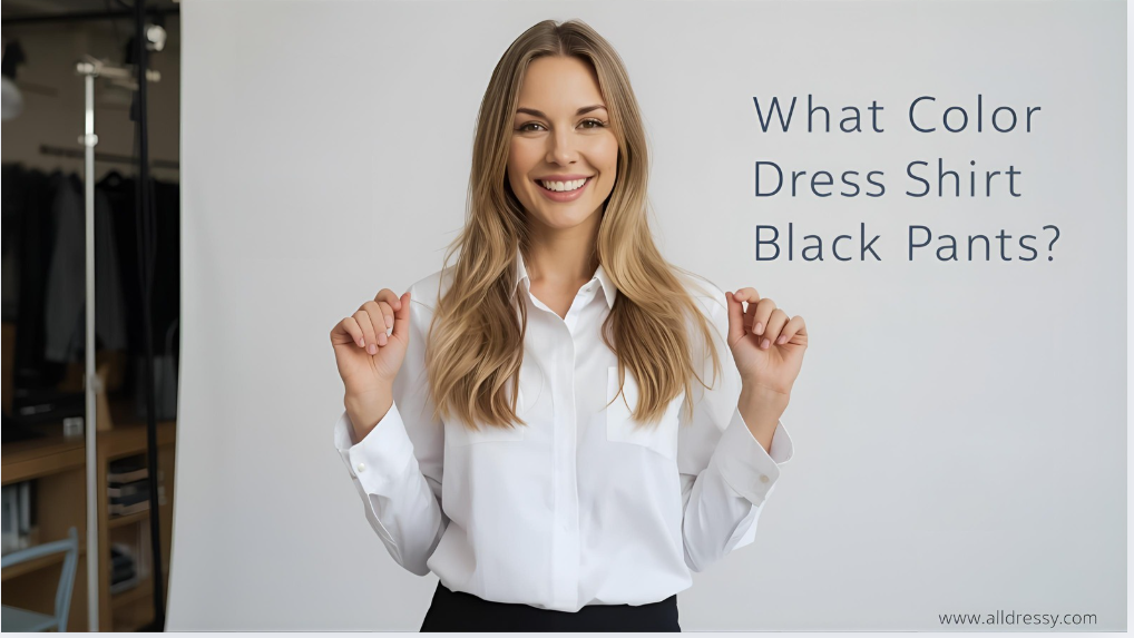 What Color Dress Shirt Goes With Black Pants