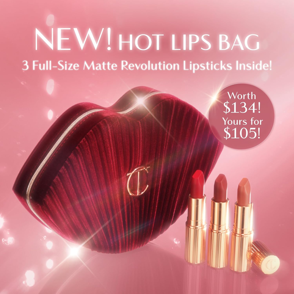 Charlotte Tilbury Matte Revolution Lipstick in Red Carpet Red