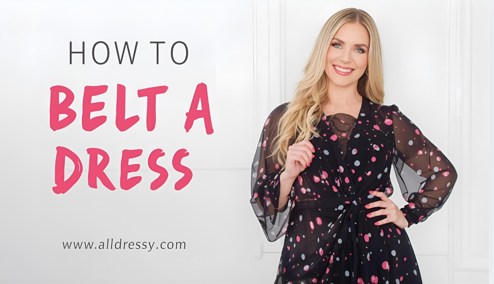 How to Belt a Dress
