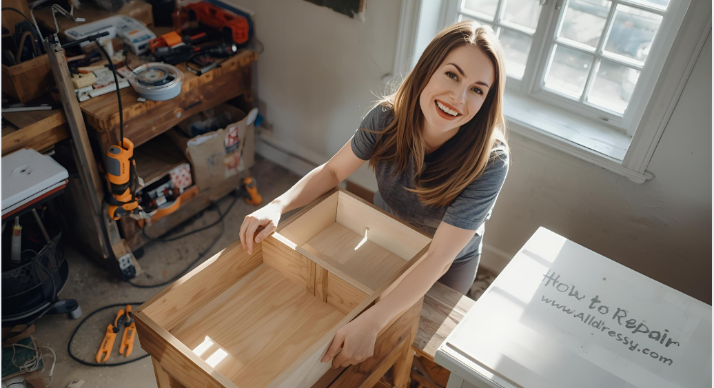 how to repair dresser drawers