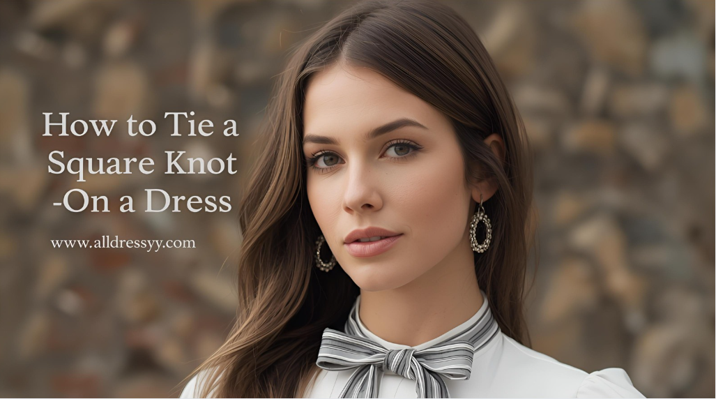 How to Tie a Square Knot on a Dress