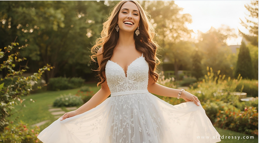 A-Line Bridal Shower Dress