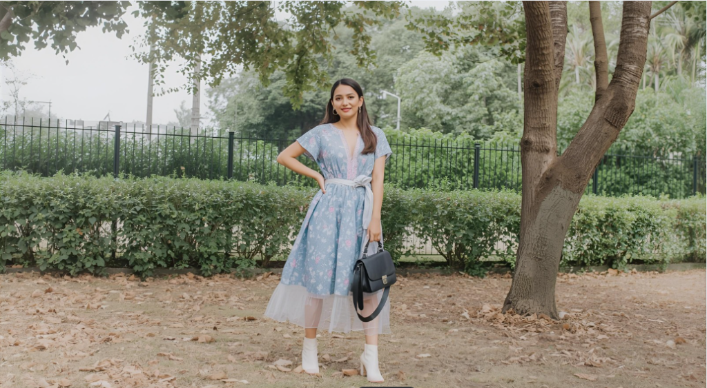 How to Wear Ankle Boots with Dresses